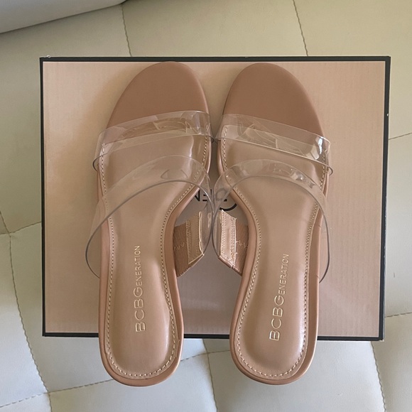 BCBGeneration Walina Lucite Wedge Sandal - Picture 6 of 7